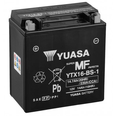 Мото акумулятор Yuasa 14,7Ah YTX16-BS-1