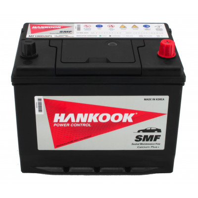Автомобільний акумулятор Hankook 70Ah 680Ah SMF 100D26FL