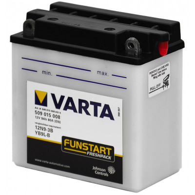 Мото акумулятор Varta 9Ah Funstart 12N9-3B/YB9L-B