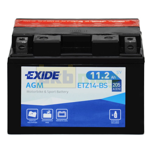 Мото аккумулятор Exide 11,2Ah ETZ14-BS