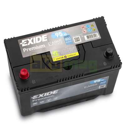 Автомобильный аккумулятор Exide 95Ah 800A Premium EA955