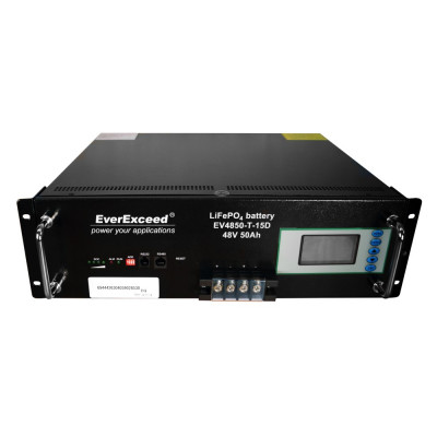 Аккумулятор EverExceed 48V 50Ah LiFePO4 EV-4850-T-15D