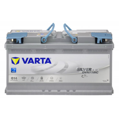 Автомобільний акумулятор Varta 95Ah 850A G14 Silver Dynamic AGM