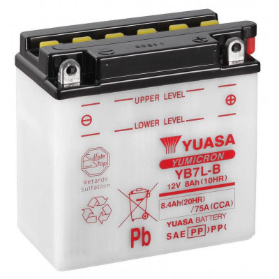 Мото аккумулятор Yuasa 6СТ-8,4 YuMicron YB7L-B
