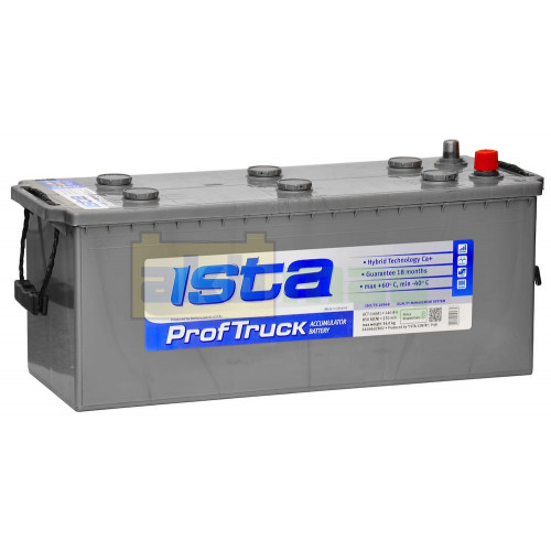 Грузовой аккумулятор Ista 140Ah 850A Prof Truck