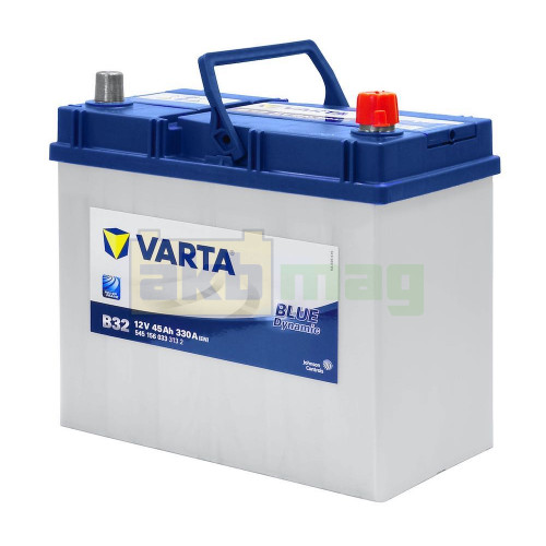 Автомобильный аккумулятор Varta 45Ah 330A B32 Blue Dynamic