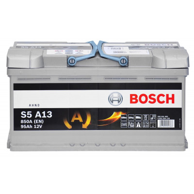Автомобільний акумулятор Bosch 95Ah 850A S5 A13 AGM 0092S5A130