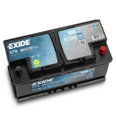 Автомобильный аккумулятор Exide 100Ah 900A Start-Stop EFB EL1000