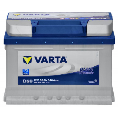 Автомобильный аккумулятор Varta 60Ah 540A D59 Blue Dynamic