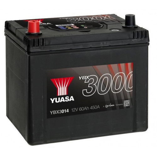 Автомобільний акумулятор Yuasa 60Ah 450A SMF YBX3014