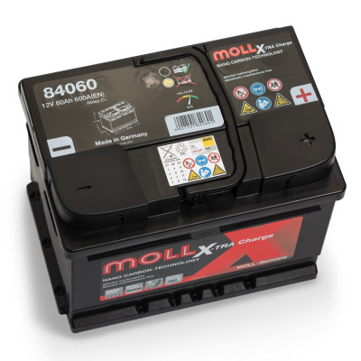 Автомобільний акумулятор Moll 60Ah 600A X-tra Charge 84060