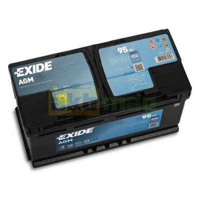 Автомобильный аккумулятор Exide 95Ah 850A Start-Stop AGM EK950