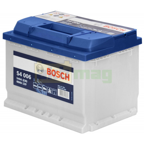 Автомобильный аккумулятор Bosch 60Ah 540A S4 006 0092S40060