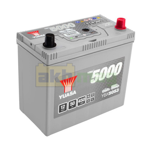 Автомобильный аккумулятор Yuasa 50Ah 450A SHP YBX5053