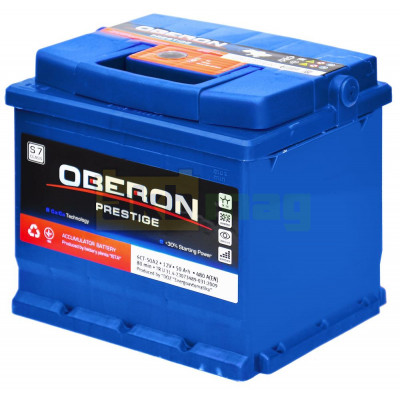 Автомобильный аккумулятор Oberon 50Ah 480A Prestige