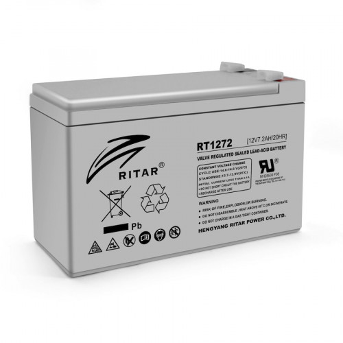 Аккумулятор Ritar 12V 7,2Ah RT1272