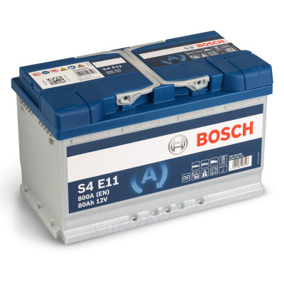 Автомобильный аккумулятор Bosch 80Ah 800A S4 E11 EFB 0092S4E111