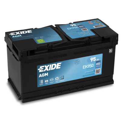 Автомобильный аккумулятор Exide 95Ah 850A Start-Stop AGM EK950
