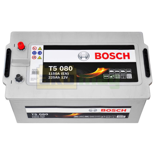Грузовой аккумулятор Bosch 225Ah 1150A T5 080 0092T50800