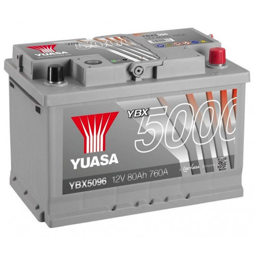 Автомобильный аккумулятор Yuasa 80Ah 760A SHP YBX5096