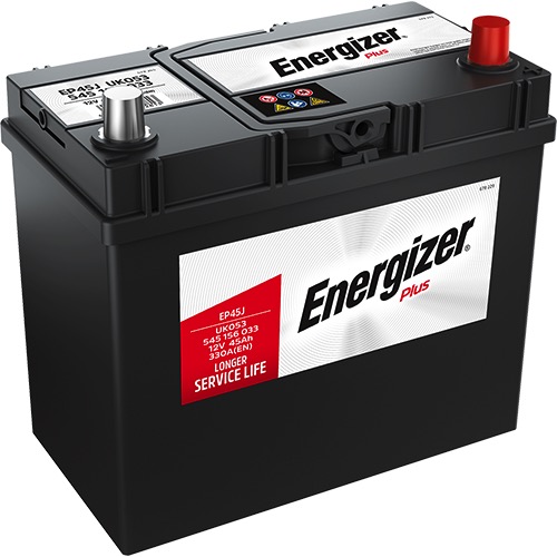Автомобильный аккумулятор Energizer 45Ah 330A Plus EP45J