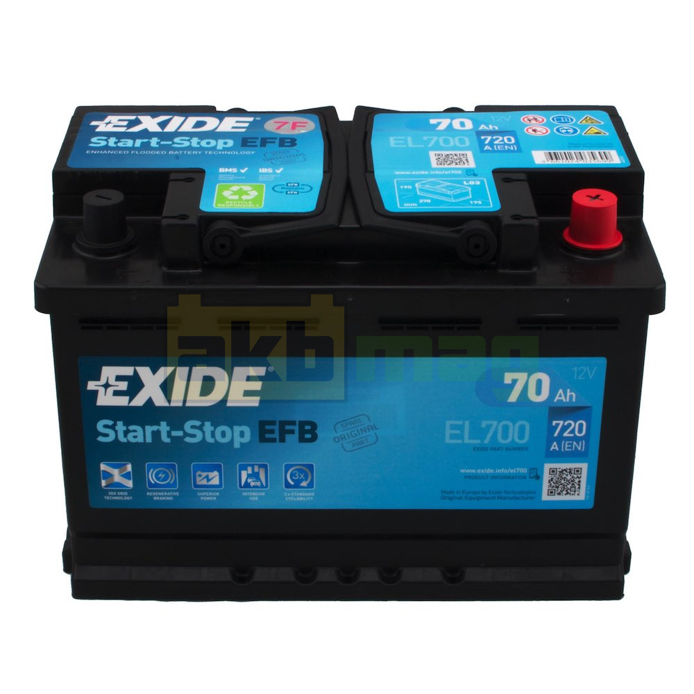 Exide аккумулятор 70