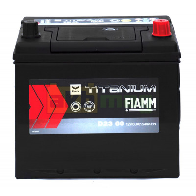 Автомобильный аккумулятор Fiamm 60Ah 540A Titanium Black Asia