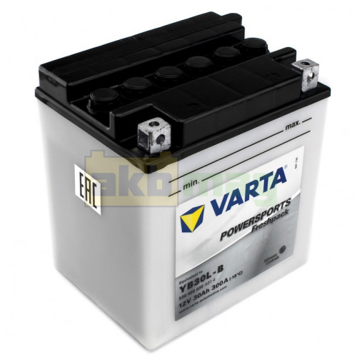 Мото аккумулятор Varta 30Ah PowerSport YB30L-B