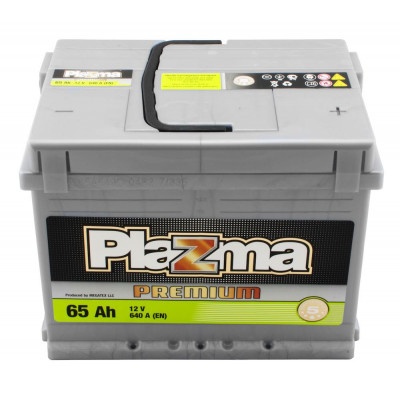 Автомобільний акумулятор Plazma 65Ah 640A Premium