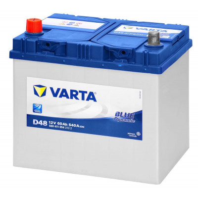 Автомобільний акумулятор Varta 60Ah 540A D48 Blue Dynamic