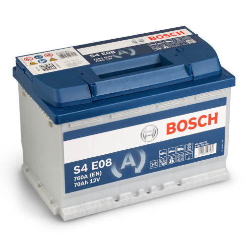 Автомобільний акумулятор Bosch 70Ah 760A S4 E08 EFB 0092S4E081