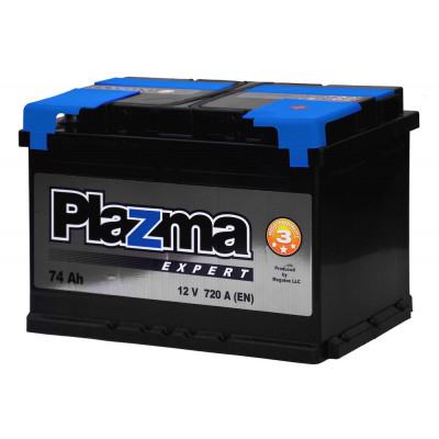 Автомобильный аккумулятор Plazma 74Ah 720A Expert