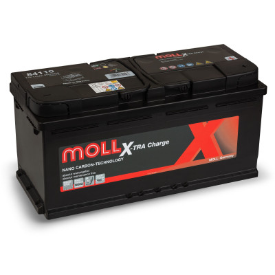 Автомобільний акумулятор Moll 110Ah 900A X-tra Charge 84110