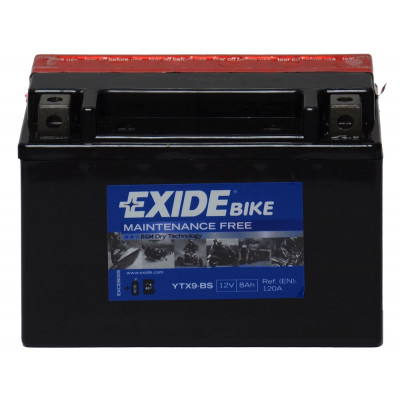 Мото аккумулятор Exide 8Ah ETX9-BS