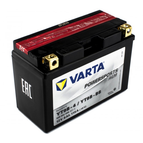 Мото акумулятор Varta 8Ah PowerSports AGM YT9B-BS