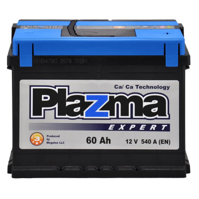Автомобільний акумулятор Plazma 60Ah 540A Expert