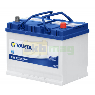 Автомобильный аккумулятор Varta 70Ah 630A E23 Blue Dynamic