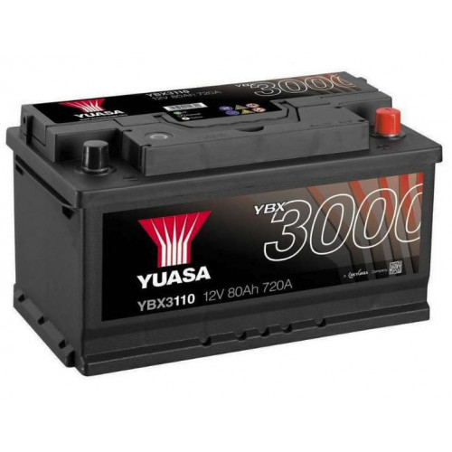 Автомобільний акумулятор Yuasa 80Ah 720A SMF YBX3110