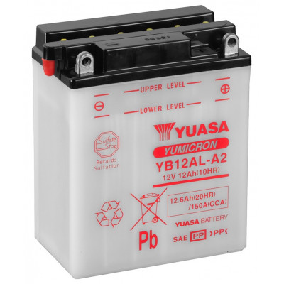 Мото аккумулятор Yuasa 6СТ-12,6 YuMicron YB12AL-A2