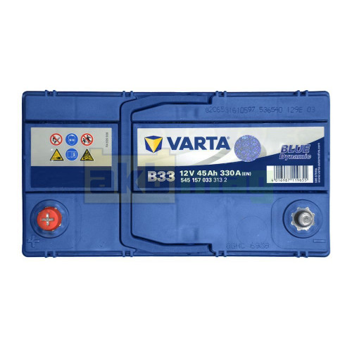 Автомобильный аккумулятор Varta 6СТ-45 B33 Blue Dynamic