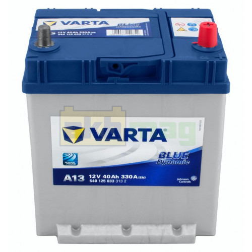 Автомобильный аккумулятор Varta 40Ah 330A A13 Blue Dynamic