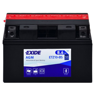 Мото акумулятор Exide 8,6Ah ETZ10-BS