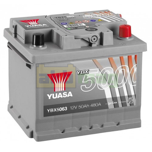 Автомобильный аккумулятор Yuasa 6СТ-52 SHP YBX5063