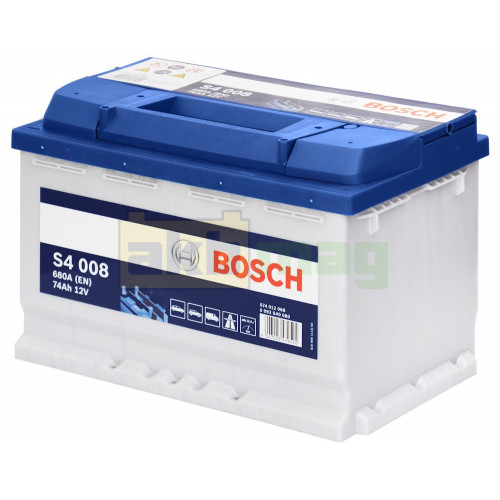Автомобильный аккумулятор Bosch 74Ah 680A S4 008 0092S40080