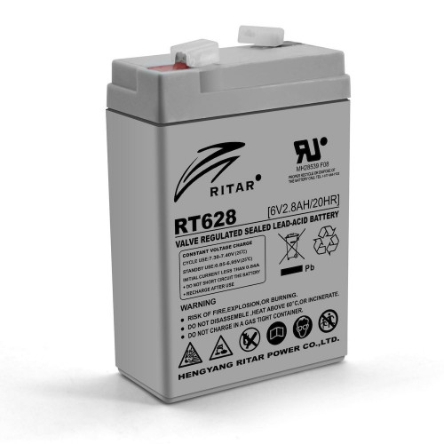 Аккумулятор Ritar 6V 2,8Ah RT628