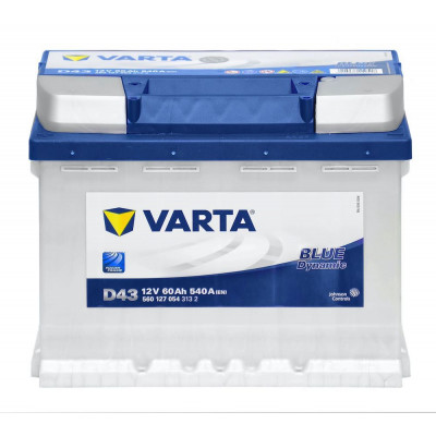Автомобільний акумулятор Varta 60Ah 540A D43 Blue Dynamic