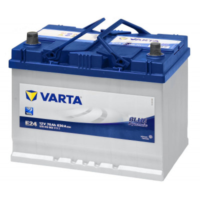 Автомобильный аккумулятор Varta 70Ah 630A E24 Blue Dynamic