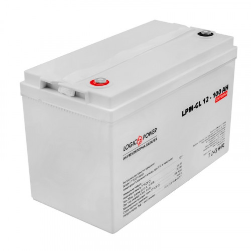 Акумулятор LogicPower 12V 100Ah LPM-GL12-100