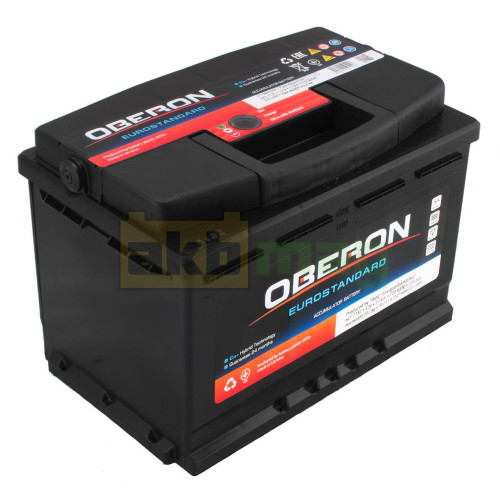 Автомобильный аккумулятор Oberon 77Ah 720A Eurostandard