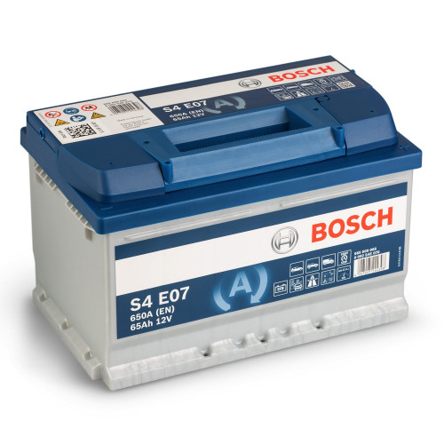 Автомобільний акумулятор Bosch 65Ah 650A S4 E07 EFB 0092S4E070